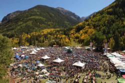 Thousands of people gather in Telluride Town Park for the 18th Annual Telluride Blues & Brews Festival